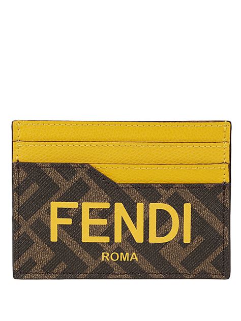 fendi zip card holder|vintage Fendi card holder.